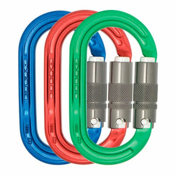 Dmm Carabiners ULTRA O Locksafe Color Coded 3pk (Red Green Blue) 35419 - main